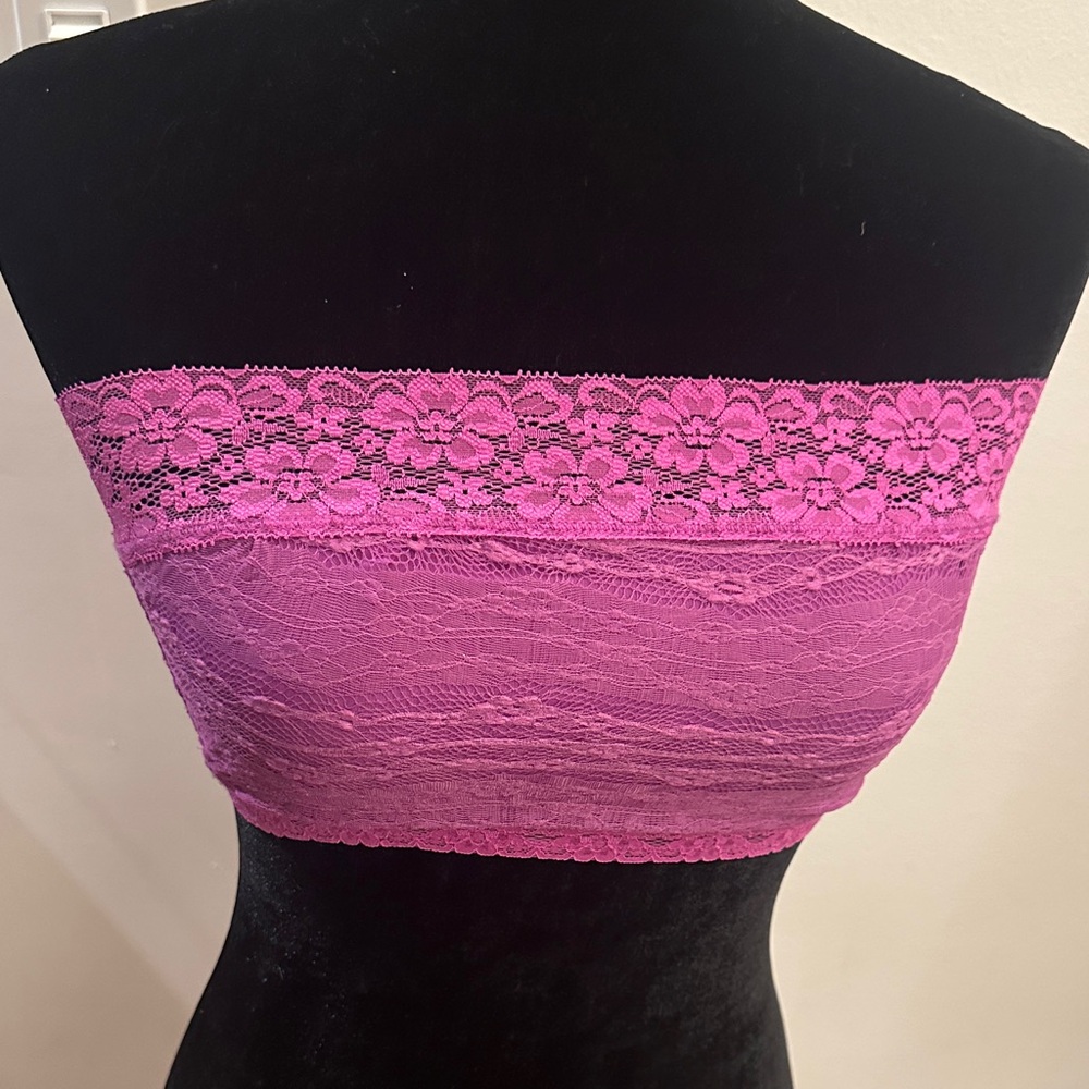 Free People Pink Lace Bandeau